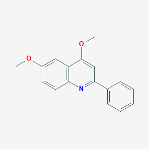 molecular formula C17H15NO2 B189079 4,6-Dimethoxy-2-phenylquinoline CAS No. 22680-65-5