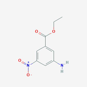 molecular formula C9H10N2O4 B189081 Ethyl 3-amino-5-nitrobenzoate CAS No. 10394-67-9