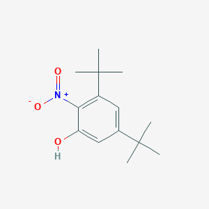 molecular formula C14H21NO3 B189082 3,5-Ditert-butyl-2-nitrophenol CAS No. 3114-67-8