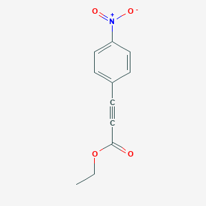 molecular formula C11H9NO4 B189084 Ethyl 3-(4-nitrophenyl)prop-2-ynoate CAS No. 35283-08-0