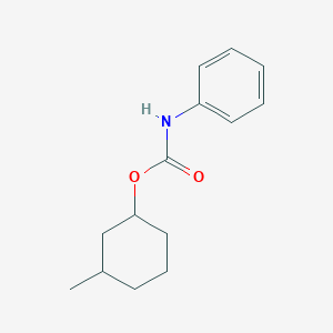 molecular formula C14H19NO2 B189086 (3-methylcyclohexyl) N-phenylcarbamate CAS No. 6617-95-4
