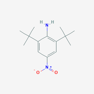 molecular formula C14H22N2O2 B189093 2,6-Bis(1,1-dimethylethyl)-4-nitrobenzenamine CAS No. 5180-59-6