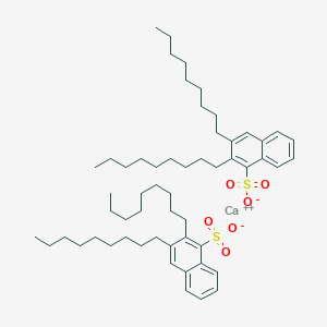 molecular formula C28H43CaO3S+ B018910 calcium 2,3-di(nonyl)naphthalene-1-sulfonate CAS No. 57855-77-3