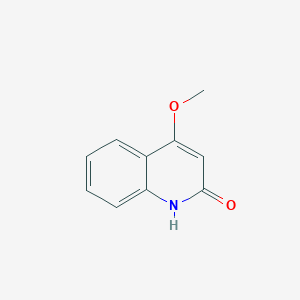 molecular formula C10H9NO2 B189100 4-Methoxy-1H-quinolin-2-one CAS No. 27667-34-1