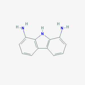 molecular formula C12H11N3 B189101 9H-Carbazole-1,8-diamine CAS No. 117110-85-7