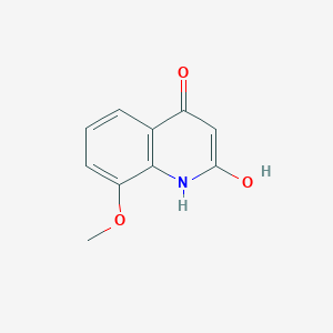molecular formula C10H9NO3 B189105 4-Hydroxy-8-methoxyquinolin-2(1H)-one CAS No. 7224-68-2