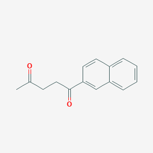 molecular formula C15H14O2 B189115 1,4-Pentanedione, 1-(2-naphthalenyl)- CAS No. 123183-98-2