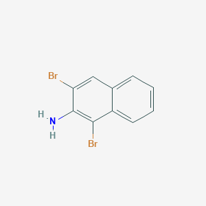 molecular formula C10H7Br2N B189117 1,3-Dibromonaphthalen-2-amine CAS No. 54288-95-8