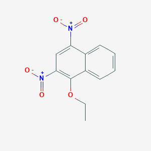 molecular formula C12H10N2O5 B189118 1-Ethoxy-2,4-dinitronaphthalene CAS No. 15352-94-0