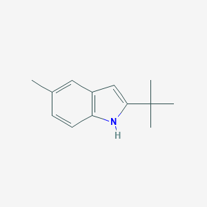 molecular formula C13H17N B189121 2-(TERT-BUTYL)-5-METHYL-1H-INDOLE CAS No. 69622-41-9