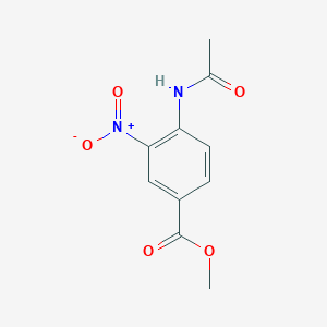 molecular formula C10H10N2O5 B189123 Methyl 4-(acetylamino)-3-nitrobenzoate CAS No. 6313-39-9
