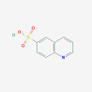 molecular formula C9H7NO3S B189126 喹啉-6-磺酸 CAS No. 65433-95-6