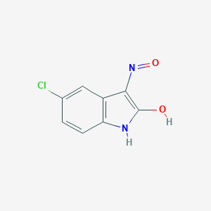 molecular formula C8H5ClN2O2 B189128 5-Chloro-1H-indole-2,3-dione 3-oxime CAS No. 85124-16-9