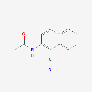 molecular formula C13H10N2O B189133 N-(1-cyano-2-naphthyl)acetamide CAS No. 6329-24-4