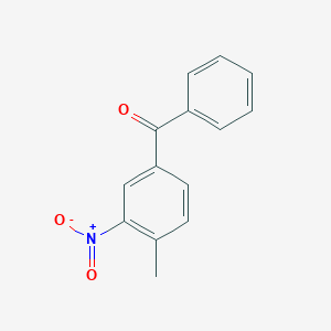 molecular formula C14H11NO3 B189139 Methanone, (4-methyl-3-nitrophenyl)phenyl- CAS No. 79482-00-1