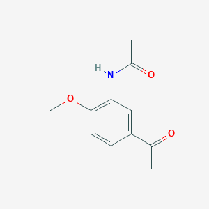 molecular formula C11H13NO3 B189147 N-(5-Acetyl-2-methoxyphenyl)acetamide CAS No. 74896-31-4