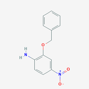 molecular formula C13H12N2O3 B189151 2-(Benzyloxy)-4-nitroaniline CAS No. 25945-96-4