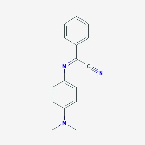 molecular formula C16H15N3 B189152 (2z)-{[4-(Dimethylamino)phenyl]imino}(phenyl)ethanenitrile CAS No. 10050-86-9