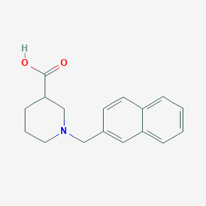 1-(naphthalen-2-ylmethyl)piperidine-3-carboxylic Acid