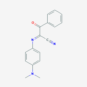 Acetonitrile, benzoyl[[p-(dimethylamino)phenyl]imino]-