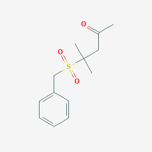 4-Benzylsulfonyl-4-methylpentan-2-one