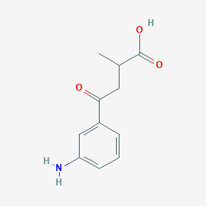 4-(3-Aminophenyl)-2-methyl-4-oxobutanoic acid
