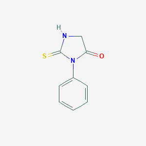 molecular formula C9H8N2OS B189171 3-苯基-2-硫代咪唑啉-4-酮 CAS No. 2010-15-3
