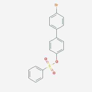 molecular formula C18H13BrO3S B189172 [4-(4-Bromophenyl)phenyl] benzenesulfonate CAS No. 58743-85-4