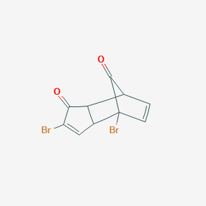 molecular formula C10H6Br2O2 B189175 4,7-Dibromotricyclo[5.2.1.0^{2,6}]deca-4,8-diene-3,10-dione CAS No. 32846-64-3
