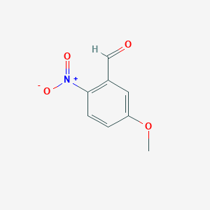 molecular formula C8H7NO4 B189176 5-甲氧基-2-硝基苯甲醛 CAS No. 20357-24-8