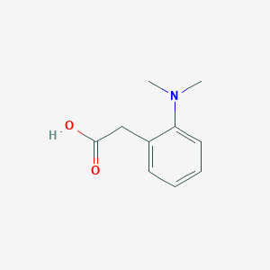 B189182 2-(2-(Dimethylamino)phenyl)acetic acid CAS No. 132864-54-1