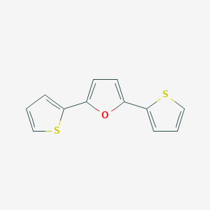 molecular formula C12H8OS2 B189191 2,5-Di-(2'-thienyl)furan CAS No. 88089-34-3