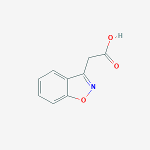 molecular formula C9H7NO3 B189195 2-(1,2-Benzisoxazol-3-yl)acetic acid CAS No. 4865-84-3