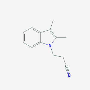 2,3-Dimethylindole-1-propanenitrile
