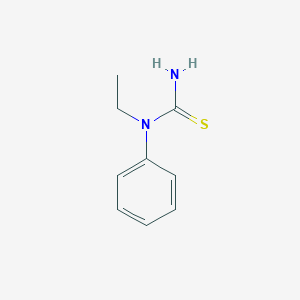 molecular formula C9H12N2S B189201 1-ethyl-1-phenylthiourea CAS No. 3955-58-6