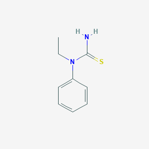 molecular formula C9H12N2S B189201 Thiourea, N-ethyl-N-phenyl- CAS No. 3955-58-6