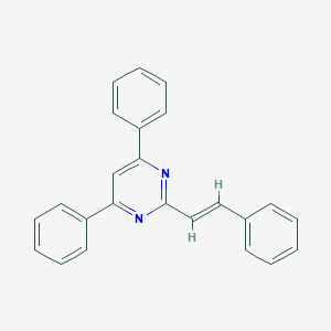 4,6-diphenyl-2-[(E)-2-phenylethenyl]pyrimidine