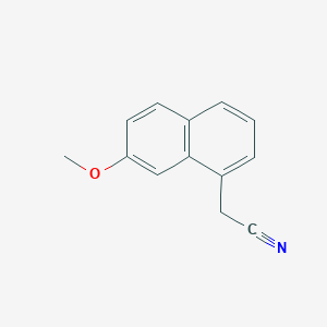 molecular formula C13H11NO B018921 7-Methoxy-1-naphthylacetonitrile CAS No. 138113-08-3
