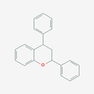 molecular formula C21H18O B189211 2H-1-Benzopyran, 3,4-dihydro-2,4-diphenyl- CAS No. 55256-25-2