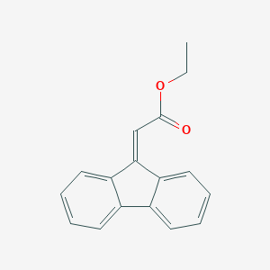 molecular formula C17H14O2 B189213 Ethyl 9-fluorenylideneacetate CAS No. 27973-36-0