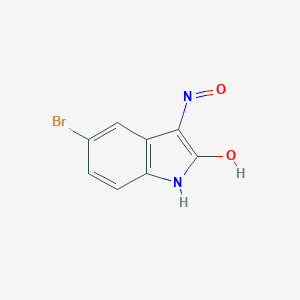 5-Bromo-3-(hydroxyamino)indol-2-one