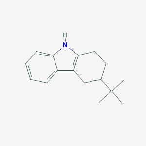 molecular formula C16H21N B189222 3-tert-butyl-2,3,4,9-tetrahydro-1H-carbazole CAS No. 22401-71-4