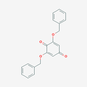 molecular formula C20H16O4 B189225 2,6-Bis(benzyloxy)cyclohexa-2,5-diene-1,4-dione CAS No. 6625-45-2