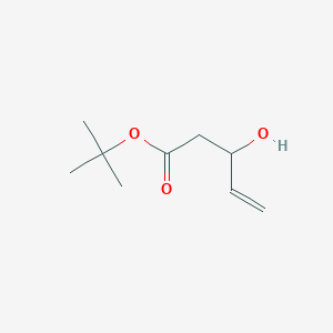 molecular formula C9H16O3 B189228 Tert-butyl 3-hydroxypent-4-enoate CAS No. 122763-67-1