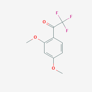 molecular formula C10H9F3O3 B189235 2',4'-Dimethoxy-2,2,2-trifluoroacetophenone CAS No. 578-16-5
