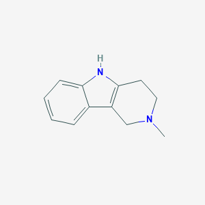 molecular formula C12H14N2 B189236 2-Methyl-2,3,4,5-tetrahydro-1H-pyrido[4,3-b]indole CAS No. 5094-12-2