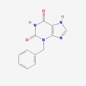 molecular formula C12H10N4O2 B189243 3-Benzyl-1H-purine-2,6(3H,7H)-dione CAS No. 19844-93-0