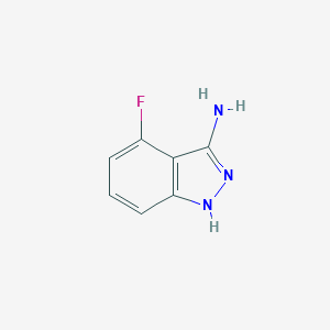 molecular formula C7H6FN3 B189249 4-fluoro-1H-indazol-3-amine CAS No. 404827-78-7