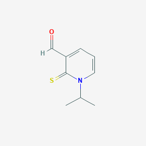 molecular formula C9H11NOS B189255 N-Isopropyl-3-formyl-2(1H)-pyridinethione CAS No. 63254-06-8
