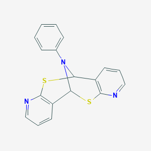 17-Phenyl-8,16-dithia-6,14,17-triazatetracyclo[7.7.1.0~2,7~.0~10,15~]heptadeca-2,4,6,10,12,14-hexaene